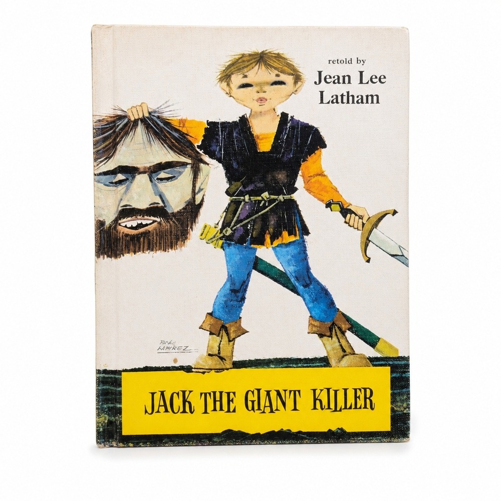 Bobbs-Merrill Jack the Giant Killer Childrens Book 1961 Jean Lee Latham Good